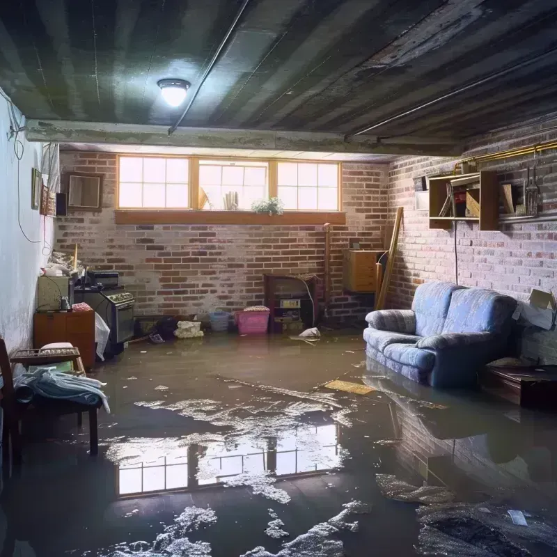 Flooded Basement Cleanup in Polk County, AR